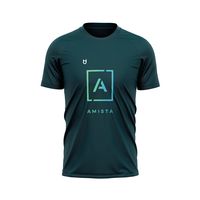 Custom running jersey design in green and black with TD logo