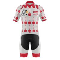 Body triathlon personalizzato Fatboy con design rosso e bianco e stampa