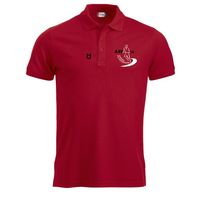 AAV 36 Poloshirt in Rot mit Logo für Team- und Firmenbekleidung