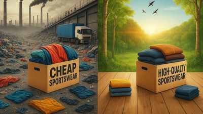 costo nascosto dell'abbigliamento sportivo economico