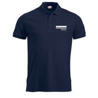 DNV Poloshirt in Navy mit Logo für Firmenbekleidung
