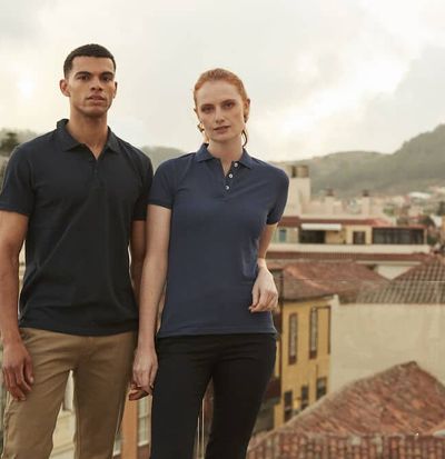 Polo's blau und schwarz