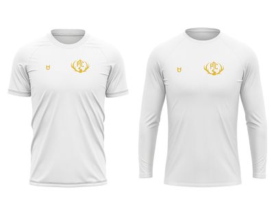 Maglie da calcio personalizzate bianche con opzioni a manica lunga e corta e design logo minimalista